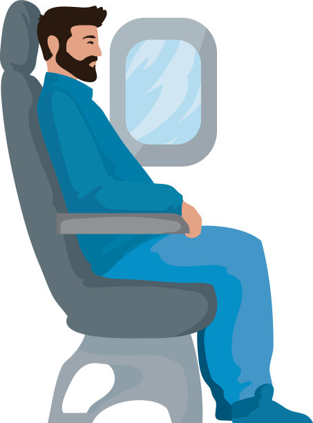 飞机上的男人图片下载