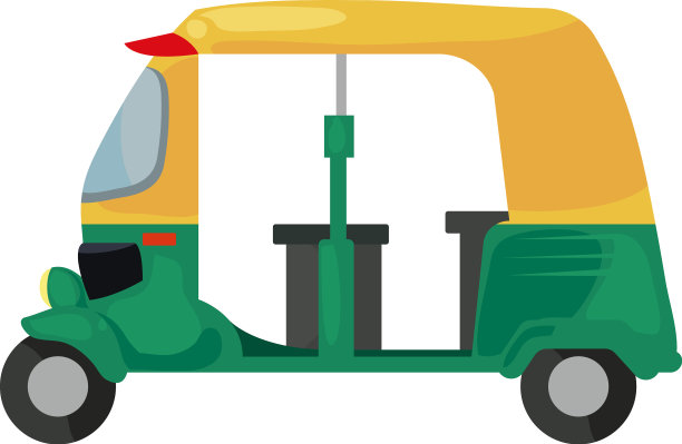 印度人力车设计图片下载