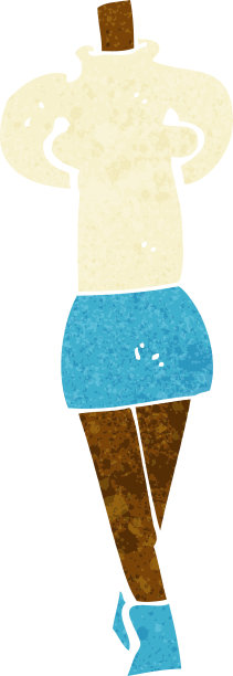 卡通女性身体(卡通混搭或添加自己的照片)图片下载