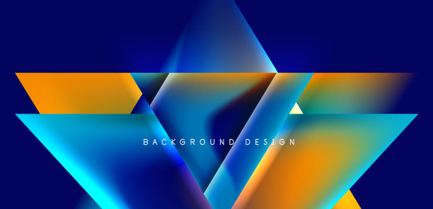 抽象烘焙与重叠三角形和图片下载