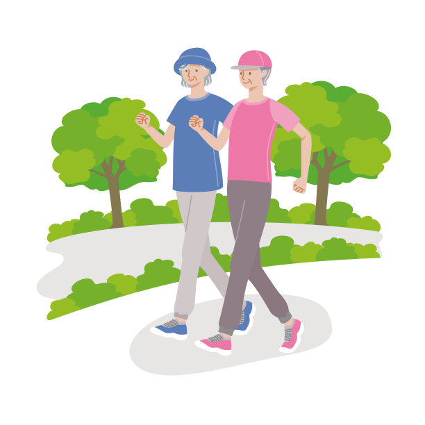 练习题2老年女性步行(无主线)图片下载