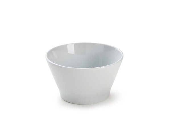 碗，前视图空白色碗的食物图片下载