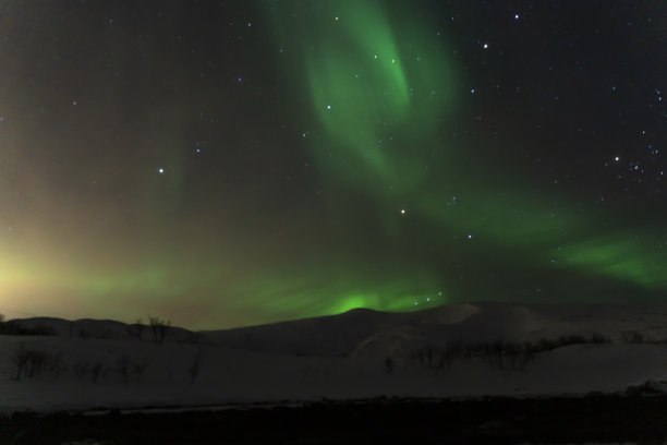 挪威特罗姆瑟的北极光图片下载