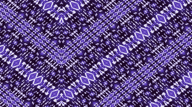 彩色非洲纺织品，蜡染织物，紫色，薰衣草，紫色，紫丁香和黑色，条纹图案，斜线，高清(高清格式)插图图片下载