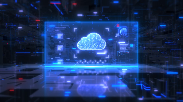 数字化数据分析技术，大数据传输和存储与云计算，数字数据网络连接。技术抽象背景，三维渲染图片下载