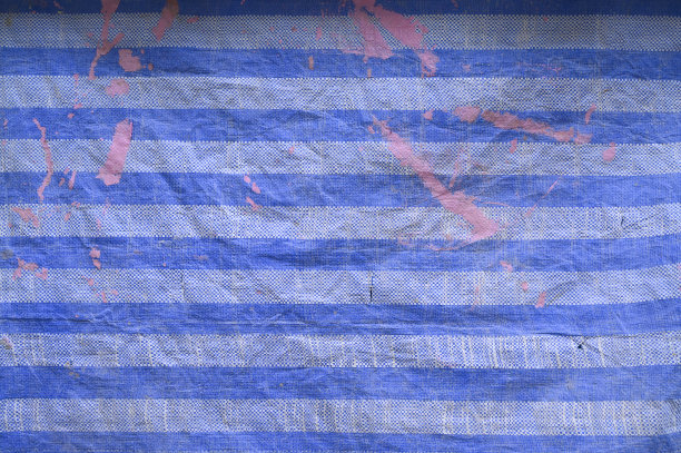 蓝色条纹脏塑料纹理背景为建筑工业区域图片下载