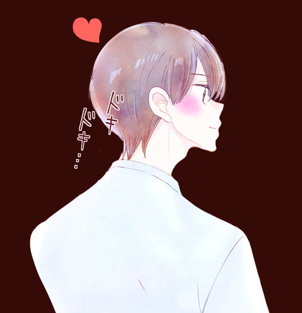 恋爱中的男人，翻译:doki doki(日本漫画坠入爱河时的表达)图片下载