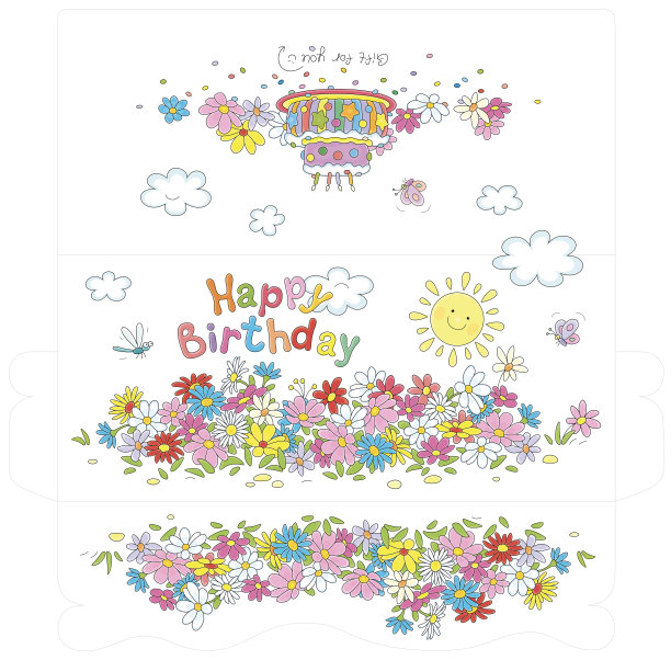 生日贺卡和礼金信封图片下载