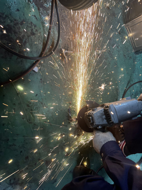 磨削火花图片下载