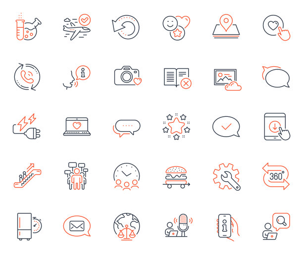 技术图标集包括图标自动扶梯图片下载