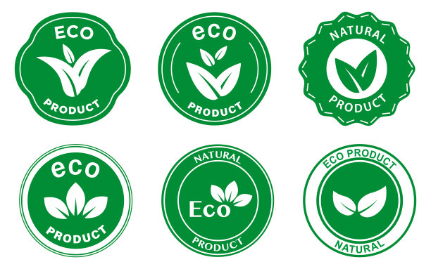 有机产品标签。生态和自然的标志图标集。图片下载