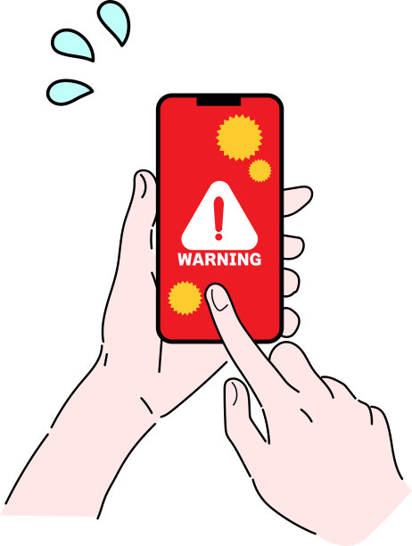 智能手机屏幕的插图显示一个燃烧的智能手机屏幕2图片下载