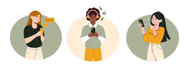 使用电话的人图片下载