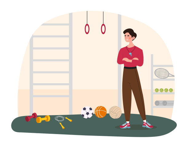 学校体育教练图片下载