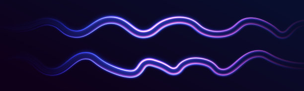 未来的霓虹灯路线。图片下载