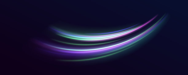 未来的霓虹灯路线。图片下载