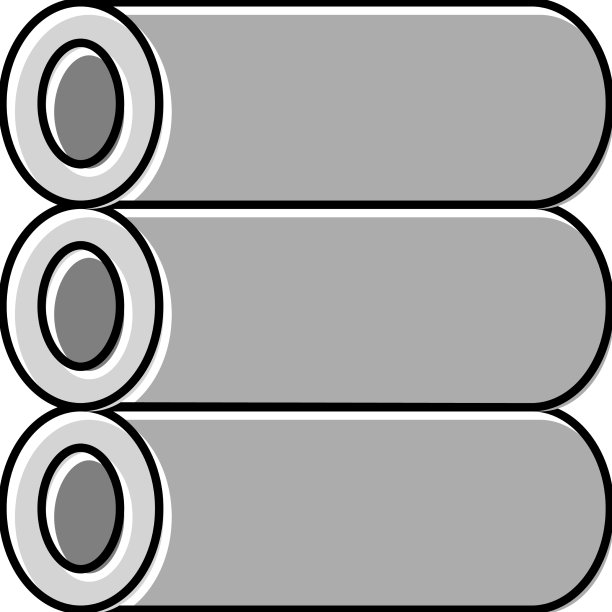 钢管生产彩色图标图片下载