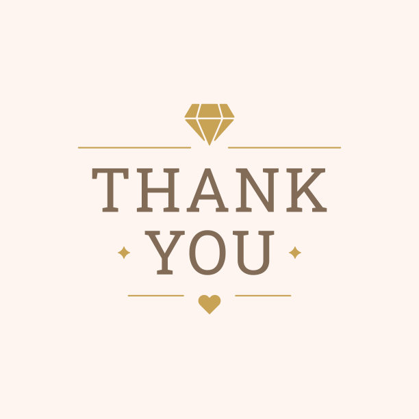 谢谢你古董卡钻石宝辉煌的线黄金设计模板矢量插图图片下载