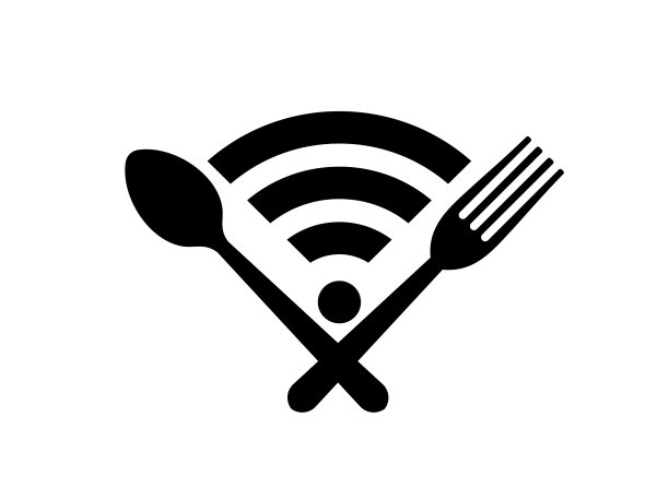 勺子和叉子交叉，发出信号图片下载