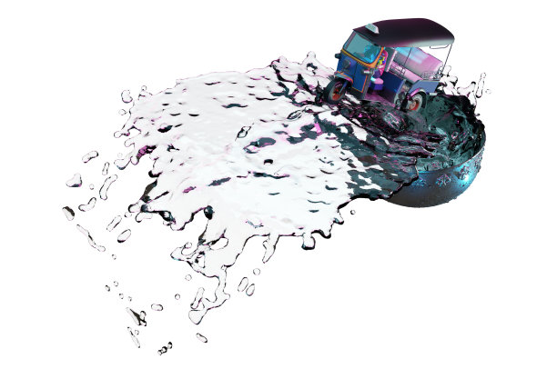 3d渲染，泼水节。图片下载