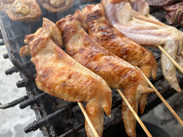 泰国街头烤鸡图片下载