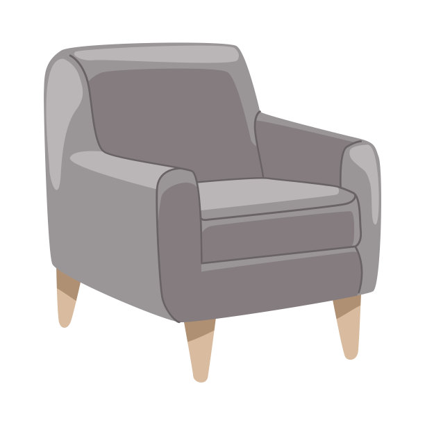 灰色沙发家具图片下载