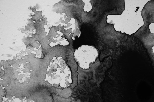 黑墨水涂抹图片下载