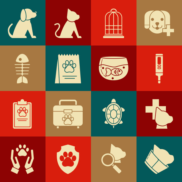 设置兽医诊所符号医疗数字图片下载