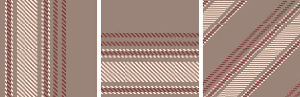 无缝图案抽象条纹集。图片下载