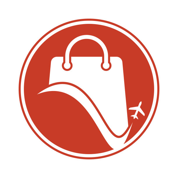 旅行店标志矢量模板。图片下载