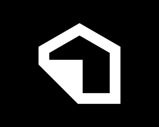 房子折叠家纸折叠住房建筑板几何抽象简单矢量设计插图图片下载