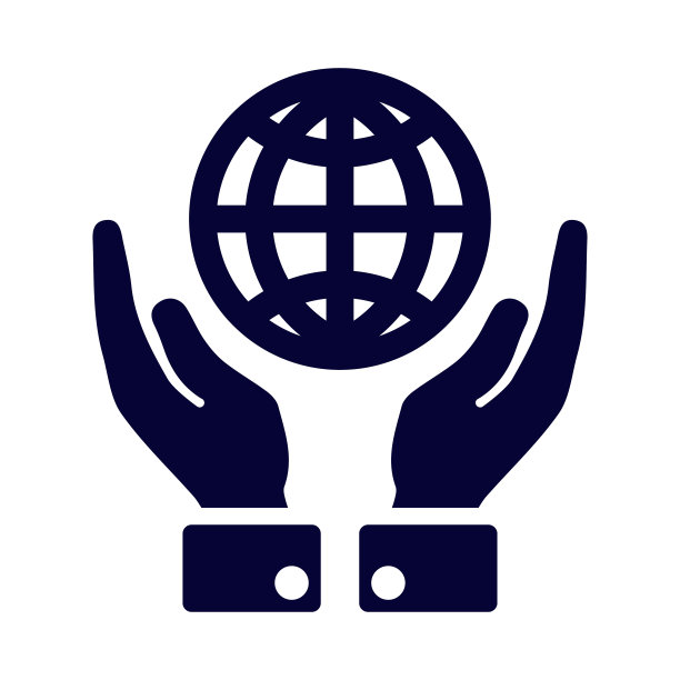 地球，手，世界，网，地球上的手图标图片下载