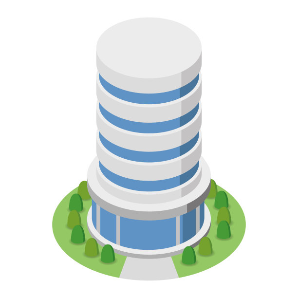 等距的建筑图片下载