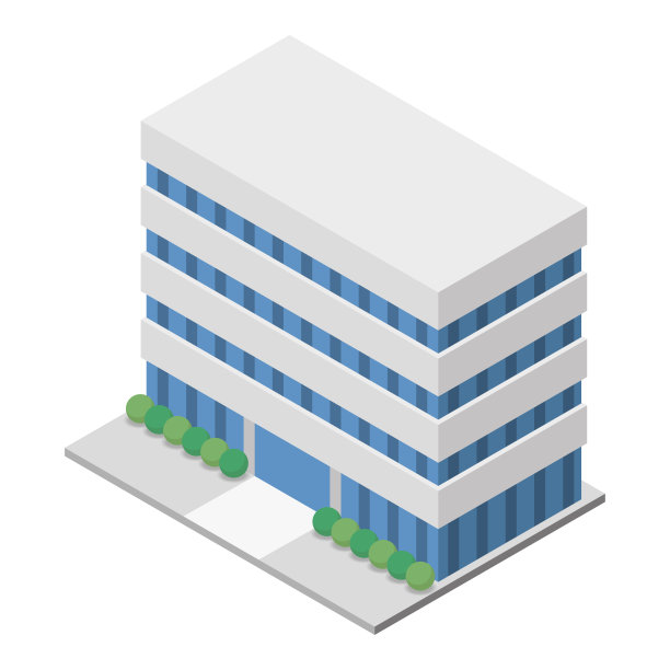 等距的建筑图片下载