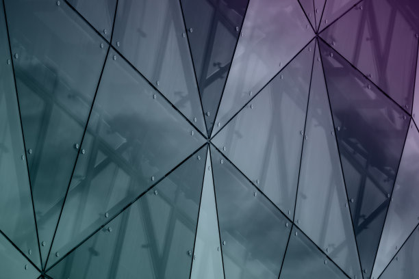 建筑抽象:玻璃立面图片下载