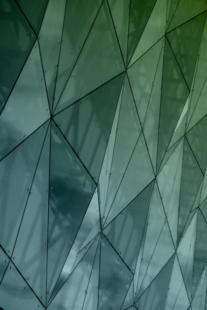 建筑抽象:玻璃立面图片下载