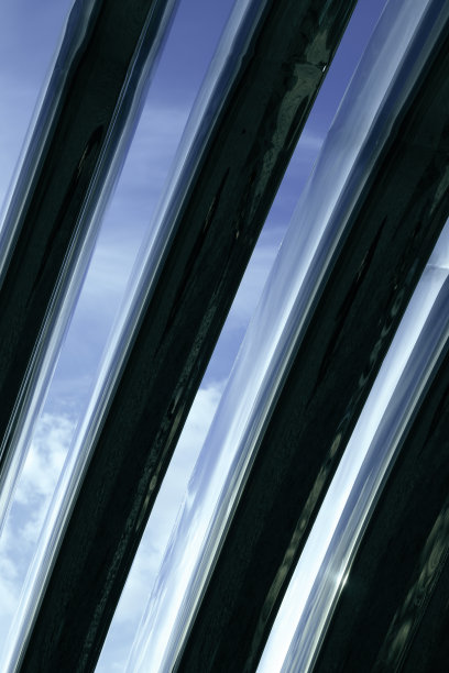 建筑文摘:镜像金属结构图片下载