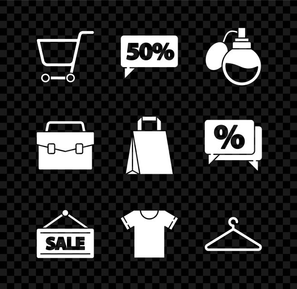 设定购物车五折折标签图片下载