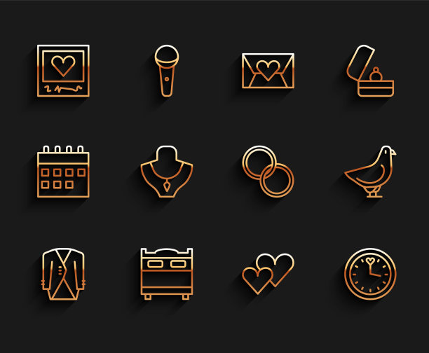 套装卧室相框和爱心套装图片下载