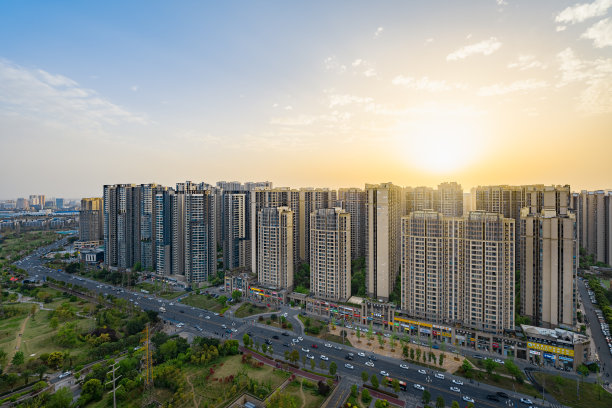 日落黄昏城市图片下载