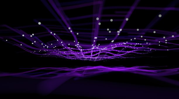 数字生成图像抽象数据的技术可视化。图片下载