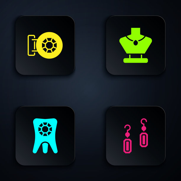 套装耳环珠宝店牙齿钻石图片下载