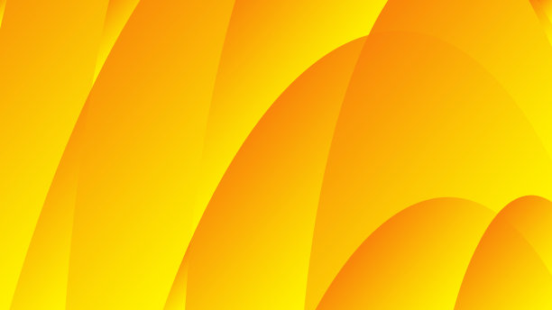 黄色抽象背景，波浪图形，几何矢量，最小纹理，网页背景，黄色封面设计，传单模板，横幅，墙壁装饰，壁纸，黄色梯度背景图片下载