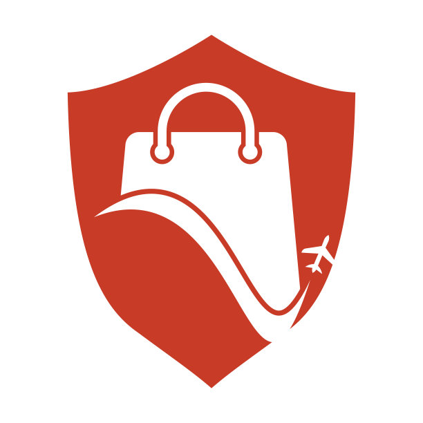 旅行店标志矢量模板。图片下载