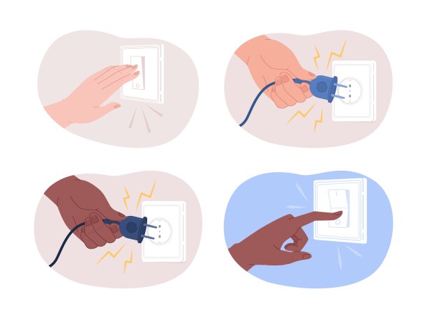 拔掉插头，关掉电源，节省电力图片下载