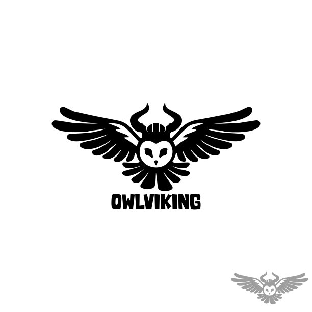 Owlviking骑士图标设计矢量插图符号模板图片下载