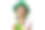 性感女服务员在绿色妖精帽子和三叶草叶子耳环，带来一杯绿色啤酒在圣帕特里克的酒吧派对图片下载