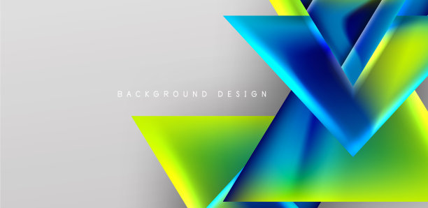 抽象烘焙与重叠三角形和图片下载