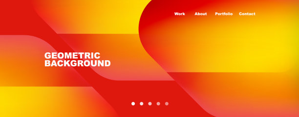 几何流体形状与液体颜色抽象图片下载