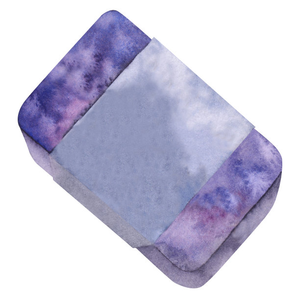 手工肥皂水彩插图。手绘装饰元素孤立在白色背景上。图片下载